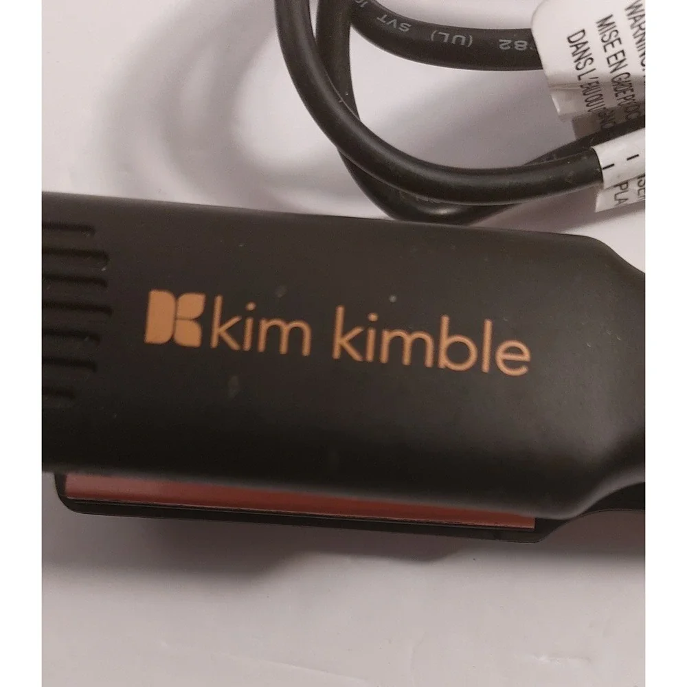 Kim Kimble Infrared‎ Flat Iron Hair Straightener TESTED & WORKS GREAT!